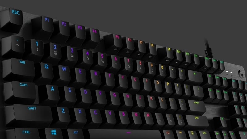 Bàn phím Logitech G512 Carbon có thiết kế tối giản