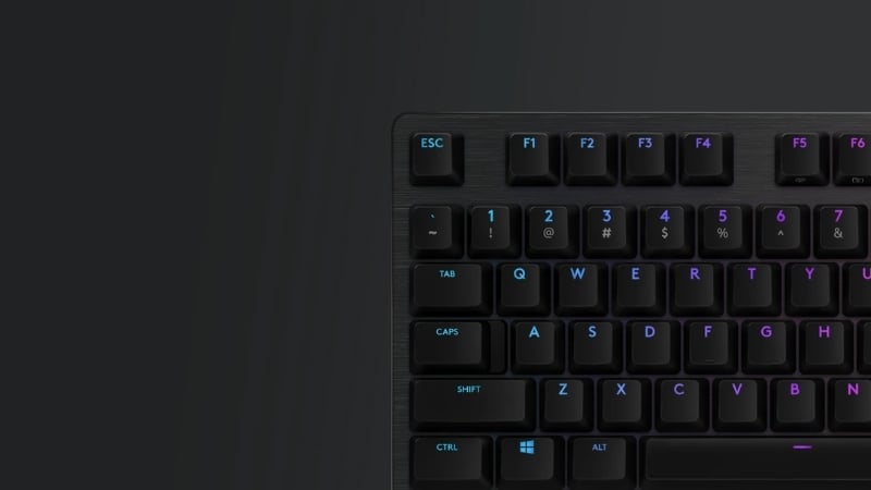 Bàn phím Logitech G512 Carbon có LIGHTSYNC RGB per‑key tùy chỉnh linh hoạt