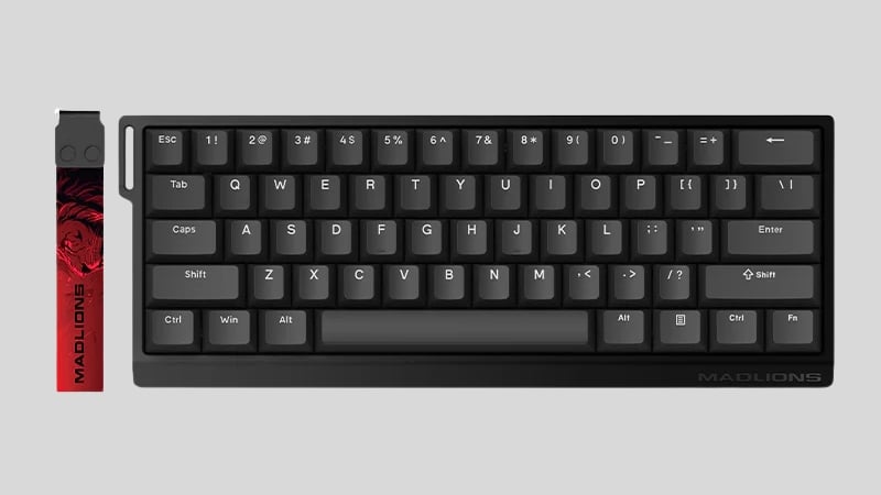 Bàn phím MadLions có dây MAD 60 PRO Magnetic Black