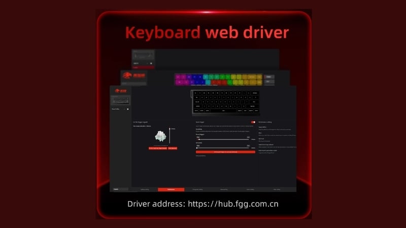 Bàn phím MadLions có dây MAD 60 HE Basic Magnetic Black có Driver web dễ sử dụng
