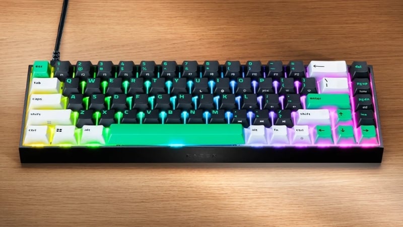 Bàn phím Razer Reclusa X Mini 65 Orange Switch có Snap Tap