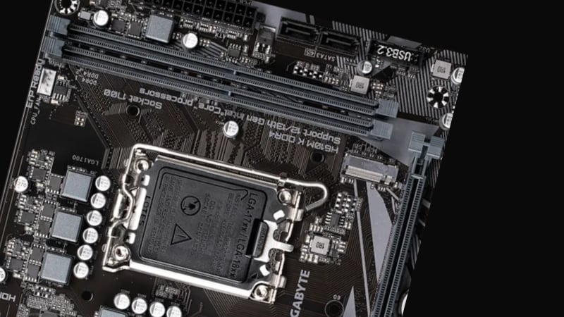 Bo mạch chủ GIGABYTE H610M-K (DDR4) hỗ trợ RAM DDR4