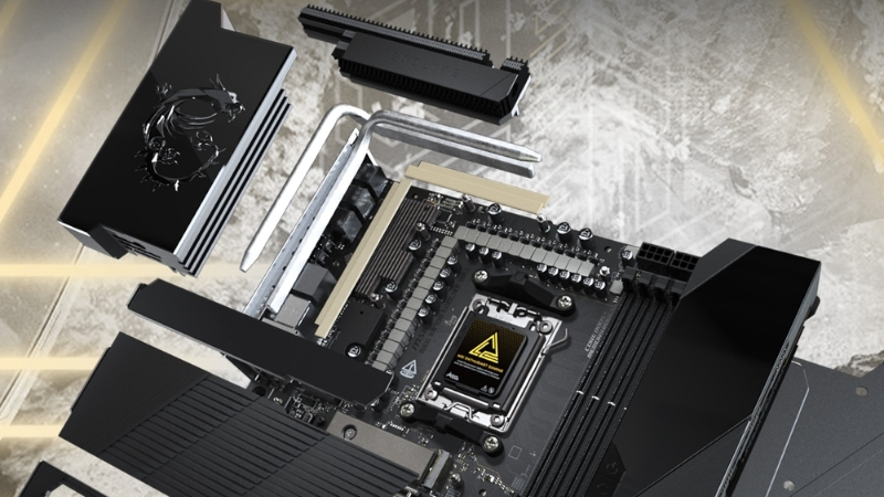 Bo mạch chủ MSI MEG X870E GODLIKE MAX (DDR5) hỗ trợ DDR5 tốc độ cao