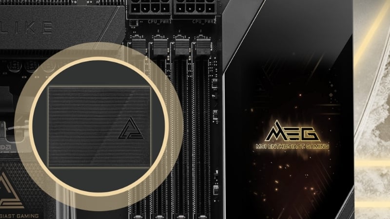 Bo mạch chủ MSI MEG X870E GODLIKE MAX (DDR5) có màn hình LCD thông minh