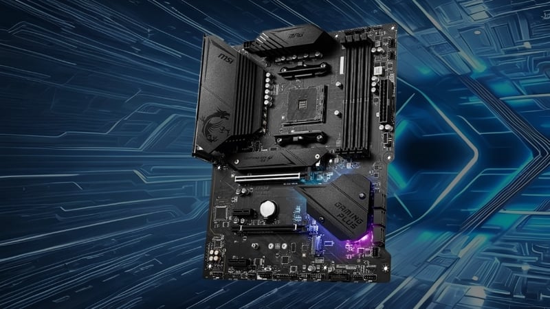 Bo mạch chủ MSI MPG B550 GAMING PLUS DDR4 có VRM 10+2+1 Digital Power mạnh mẽ