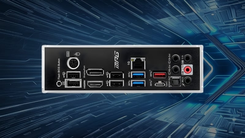 Bo mạch chủ MSI MPG B550 GAMING PLUS DDR4 có thể kết nối LAN 2.5G và Audio Boost
