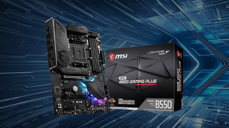 Bo mạch chủ MSI MPG B550 GAMING PLUS DDR4 có nhiều tính năng tiện lợi