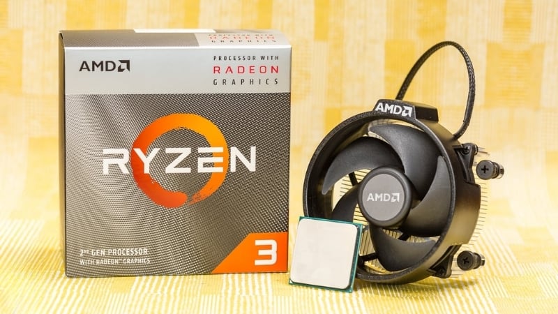 Bộ vi xử lý AMD Ryzen 3 3200G thích hợp cho dàn PC tiết kiệm