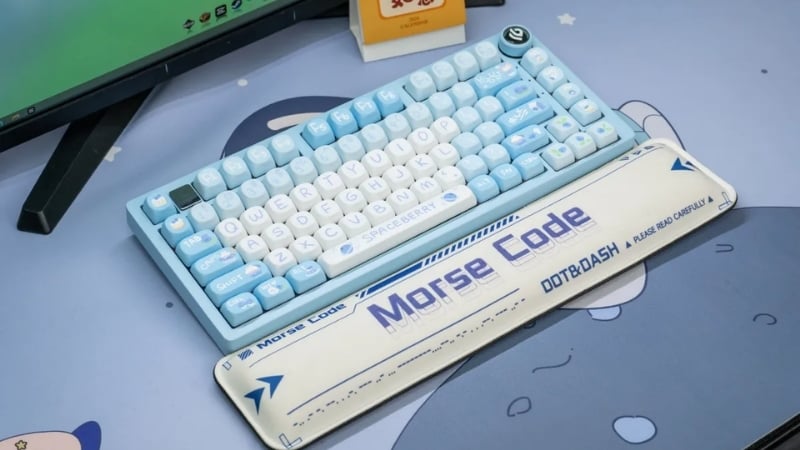 Bàn phím Leobog Hi75 có dây HI7502 có tông màu Space Berry nổi bật