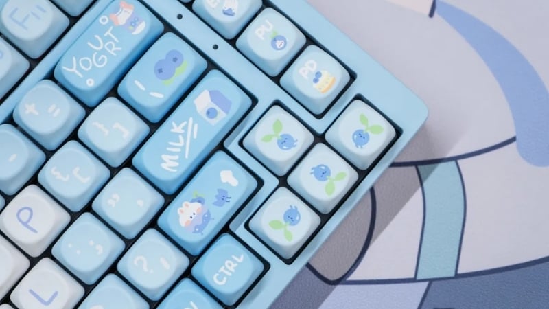 Bàn phím Leobog Hi75 có dây HI7502 có keycap PBT Dyesub bền và đẹp