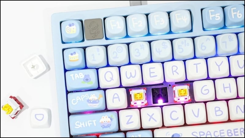 Bàn phím Leobog Hi75 có dây HI7502 có LED RGB 16.8 triệu màu với&nbsp;17 hiệu ứng