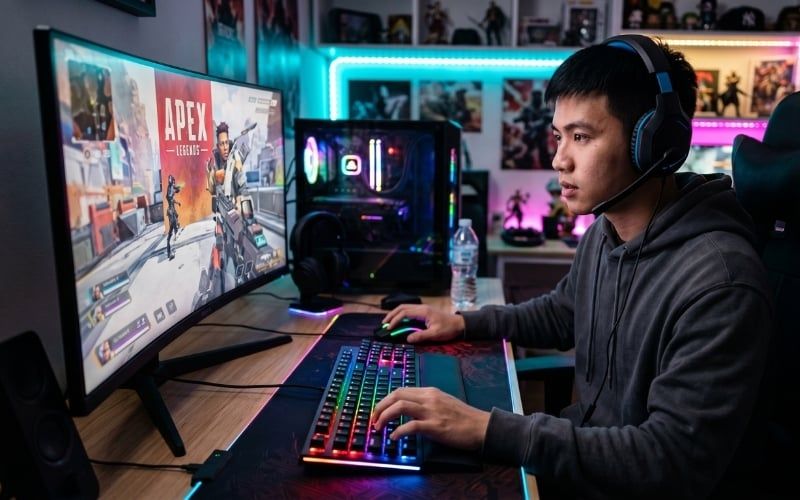 Người ưu tiên game cạnh tranh và thích linear mượt không&nbsp;nên chọn Brown switch