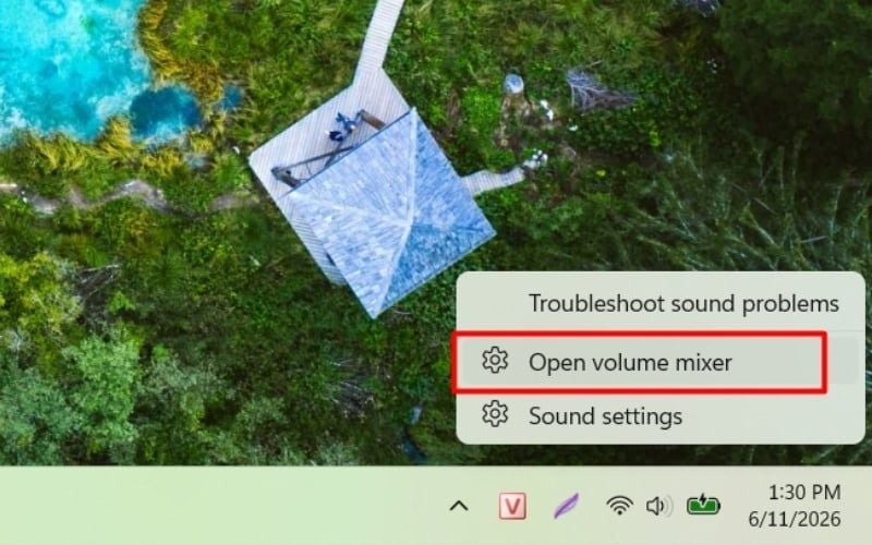 Tăng âm lượng bằng các phím tắt tương ứng trên laptop