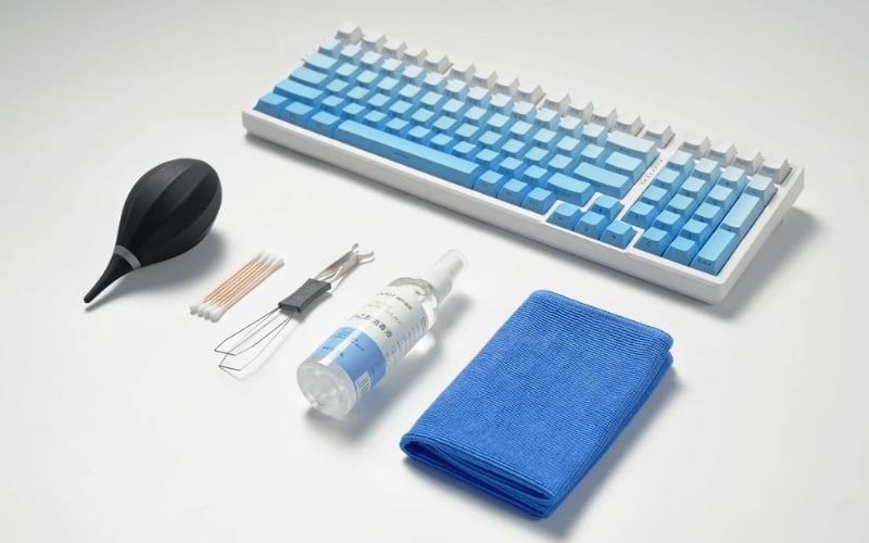 Một số dụng cụ bắt buộc có khi vệ sinh bàn phím