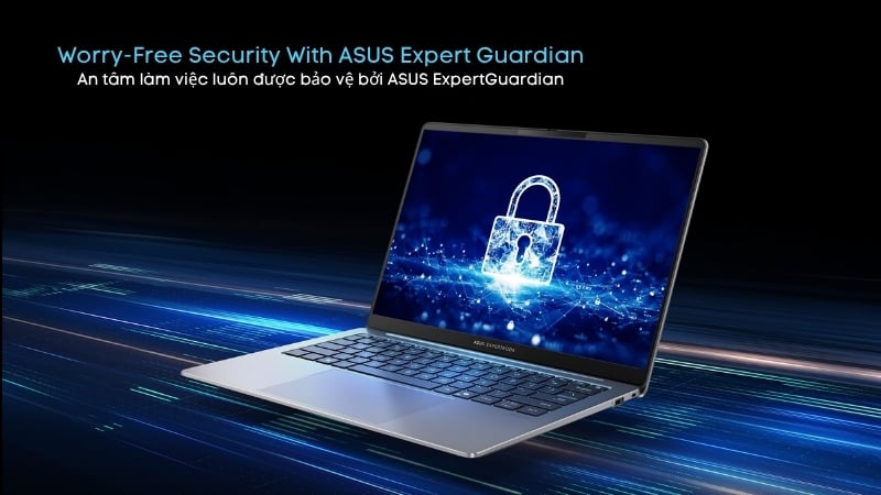 Laptop Asus ExpertBook P3 P3406CCAP U516W có hệ thống bảo mật toàn diện