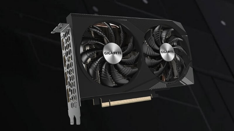 VGA GIGABYTE GeForce RTX 3050 WINDFORCE OC có hiệu năng gaming xuất sắc