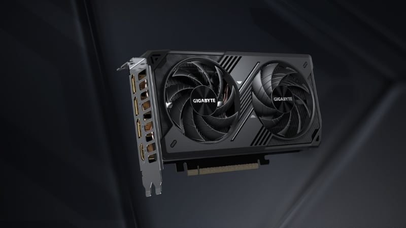 Card màn hình Gigabyte GeForce RTX 5060 Windforce Max OC 8GB có tản nhiệt Windforce hiệu quả