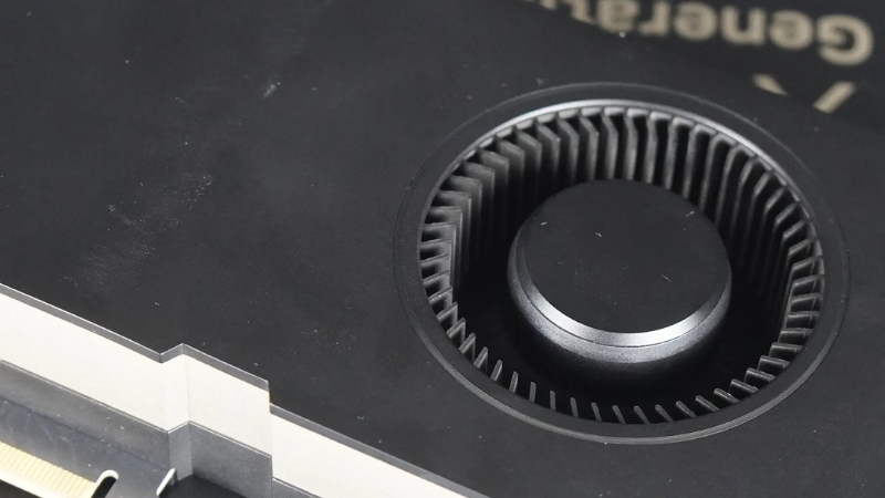 Card màn hình Leadtek NVIDIA RTX PRO 5000 sử dụng thiết kế tản nhiệt dạng blower