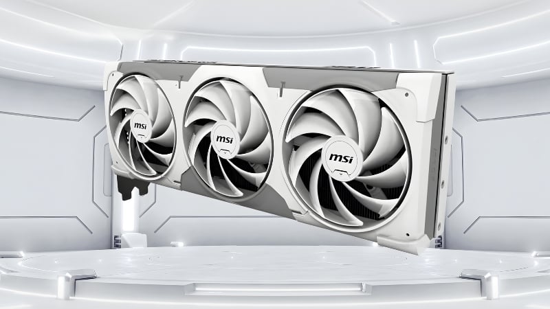 VGA MSI GeForce RTX 5070 Ti 16G VENTUS 3X PZ OC có hệ thống tản nhiệt VENTUS 3X