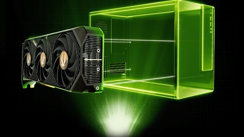 Card màn hình ZOTAC GAMING GeForce RTX 5070 phù hợp cho hệ thống SFF-Ready Enthusiast