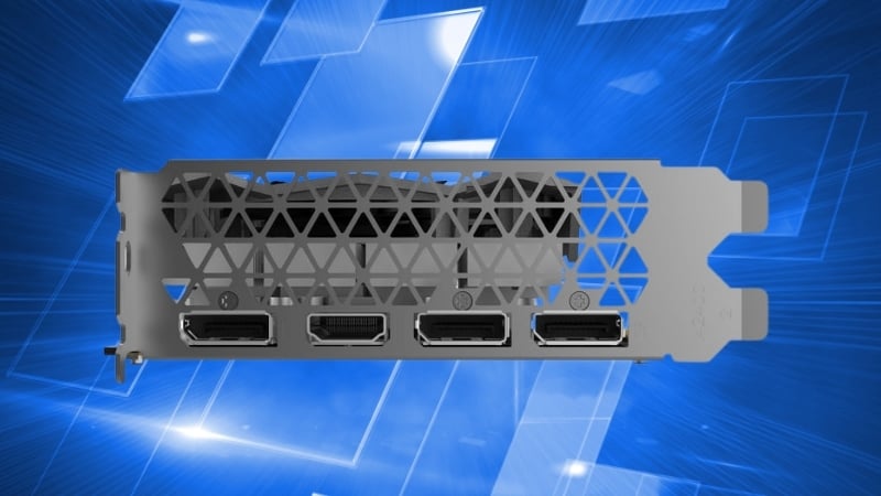 Card màn hình Zotac GEFORCE RTX 3050 TWIN EDGE OC 6GB GDDR6 có kết nối hiện đại