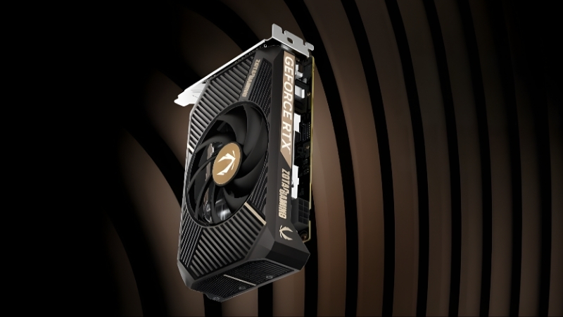 Card màn hình Zotac GeForce RTX 5060 Ti 16GB Twin Edge có thiết kế compact SFF-ready