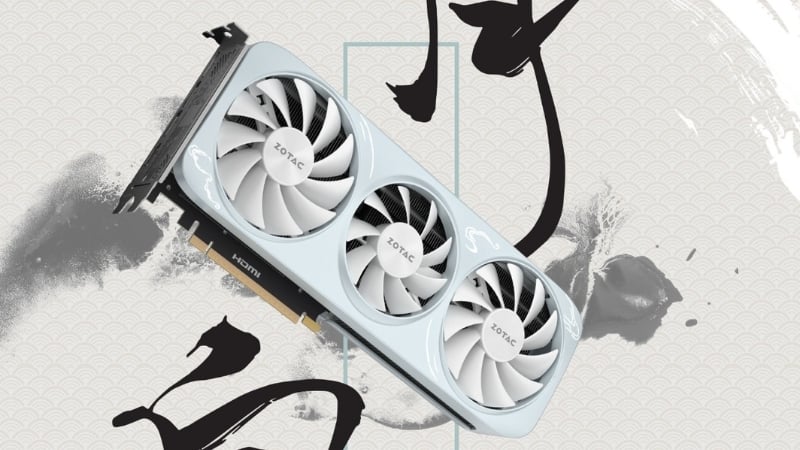 Card màn hình Zotac GeForce RTX 5060 Ti 8GB Moon White OC có hệ thống tản nhiệt IceStorm 2.0