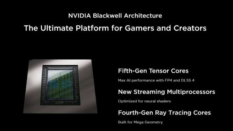 Card màn hình Zotac GEFORCE RTX 5060 Ti 8GB TWIN EDGE GDDR7 có kiến trúc Blackwell hiện đại