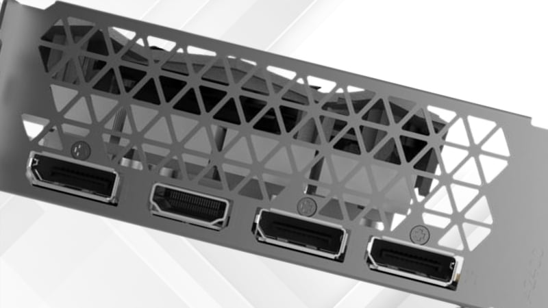 Card màn hình Zotac GEFORCE RTX 5060 Ti 8GB TWIN EDGE GDDR7 có cổng kết nối 8K-ready