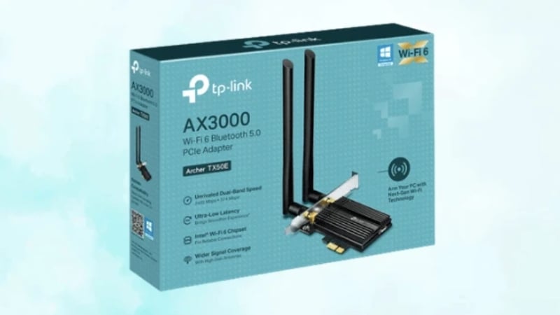 Card mạng WiFi 6 TP-Link Archer TX50E chuẩn AX3000