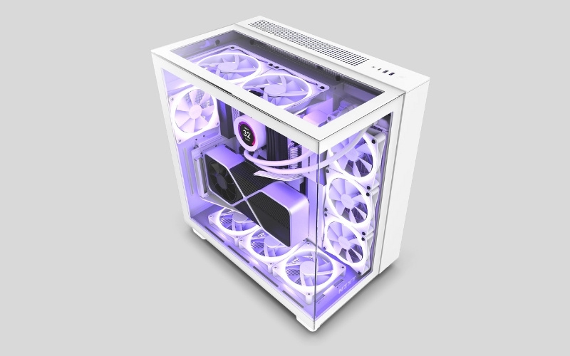 Vỏ case NZXT sở hữu phong cách tối giản nhưng vẫn đầy ấn tượng