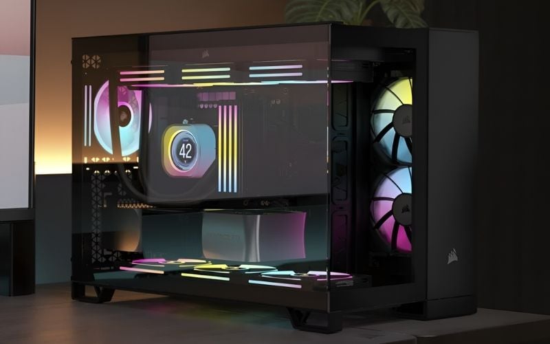 Case có vẻ ngoài&nbsp;tinh tế, kính cường lực khoe linh kiện RGB và hệ thống&nbsp;dây gọn gàng
