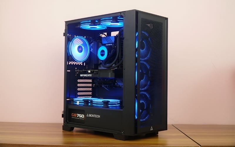 Vỏ case tích hợp&nbsp;quạt RGB là lựa chọn tối ưu chi phí cho người dùng
