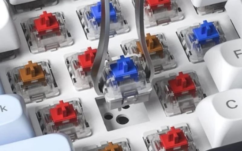 Ưu tiên switch Linear để giảm tiếng ồn khi gõ