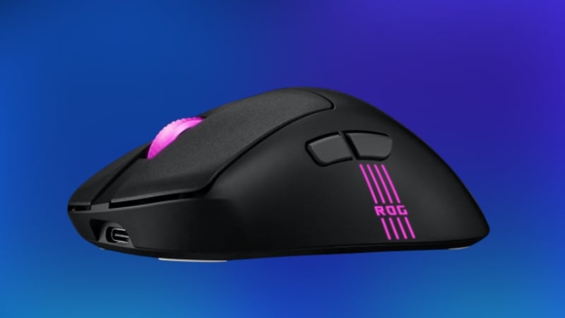 Chuột ASUS P722 ROG KERIS II Origin WL Black kết nối siêu tốc và linh hoạt