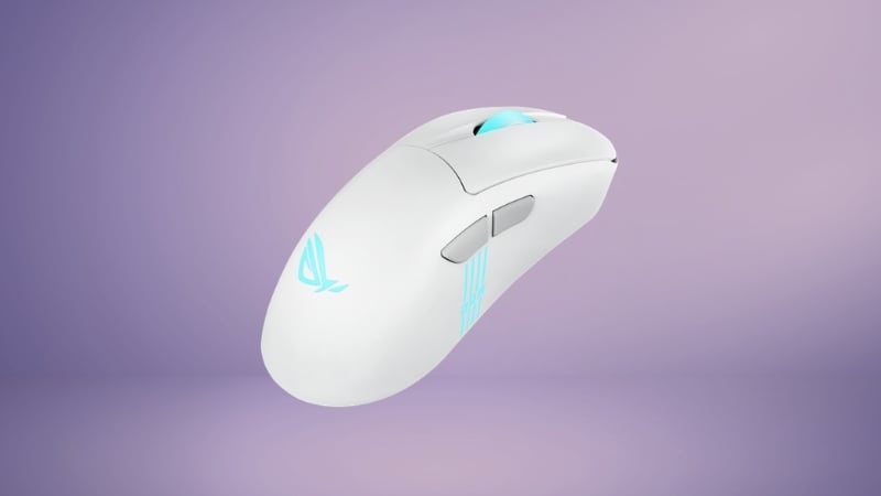 Chuột ASUS P722 ROG KERIS II Origin WL White có ánh sáng RGB tùy chỉnh