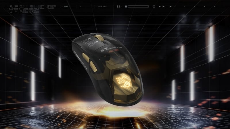 Chuột ASUS P725 ROG HARPE II EXTREME EDITION 20 có kết nối ba chế độ linh hoạt