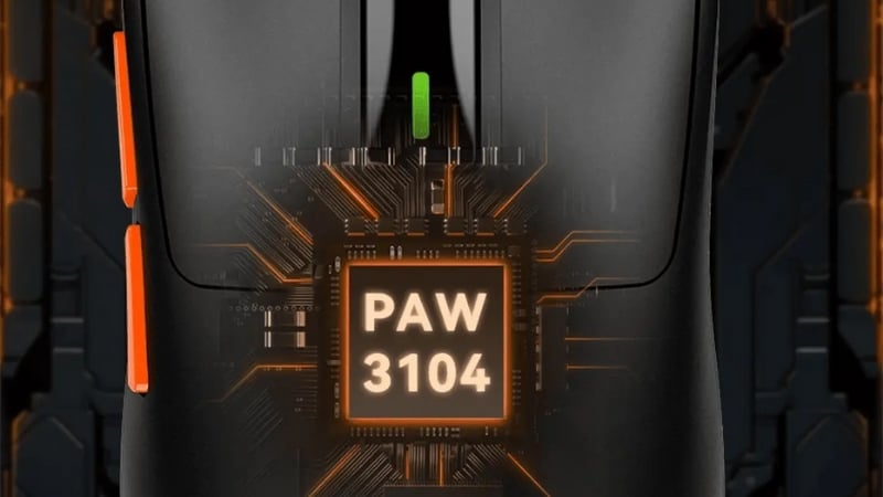 Chuột DareU Không dây EM911T RGB Đen có cảm biến quang học vượt trội