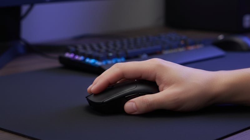 Chuột E-Dra EM629X Black Wireless có thiết kế công thái học