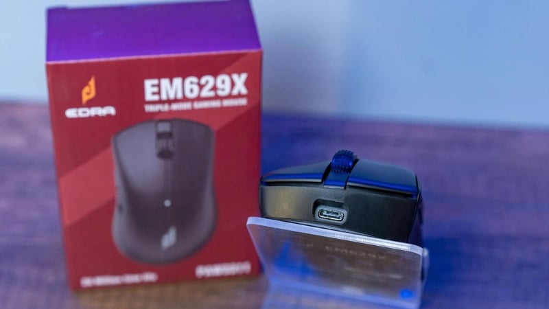 Chuột E-Dra EM629X Black Wireless có ba chế độ kết nối linh hoạt