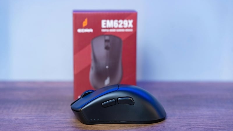 Chuột E-Dra EM629X Black Wireless có pin 400mAh cho thời gian&nbsp;ổn định