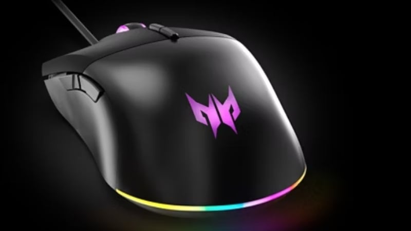 Chuột gaming Acer Predator Cestus 330 được trang bị RGB 16.8 triệu màu