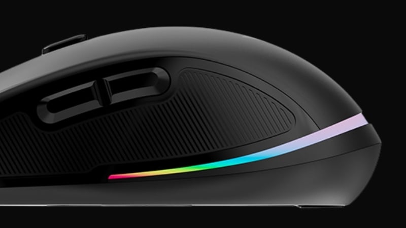 Chuột gaming có dây Rapoo V260 Pro có hệ thống đèn RGB ấn tượng