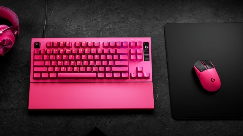 Chuột gaming không dây Logitech Pro X3 Superstrike Lightspeed Pink có thiết kế nhẹ 59g