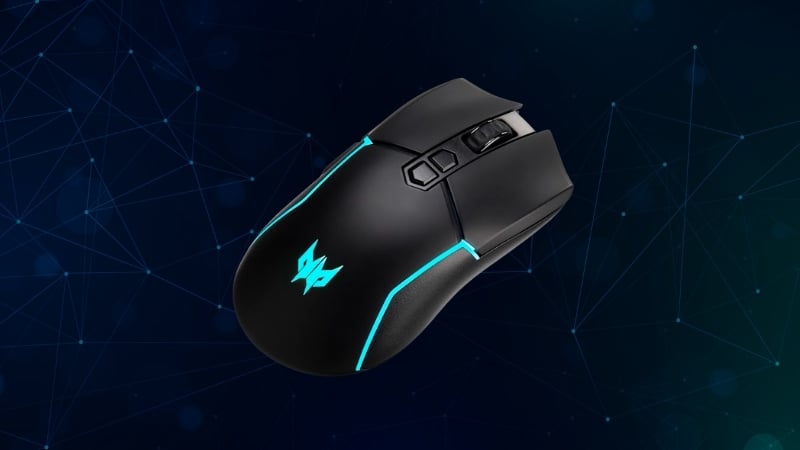 Chuột gaming không dây Predator Cestus 353 có nút bấm Omron bền bỉ