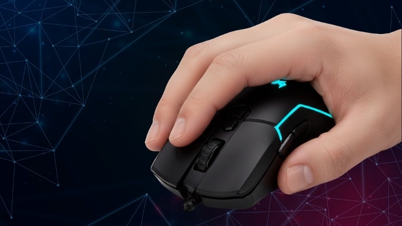 Chuột gaming không dây Predator Cestus 353 có thiết kế ergonomic thoải mái