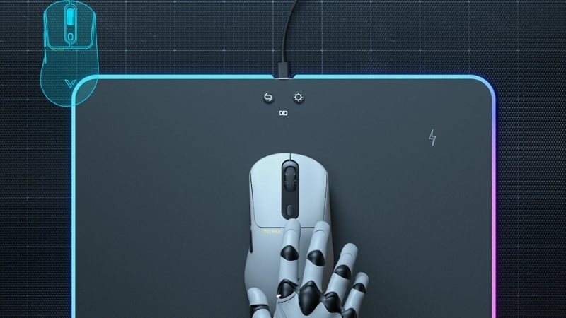 Chuột Rapoo VT3 Pro Max White có phần mềm tiện lợi