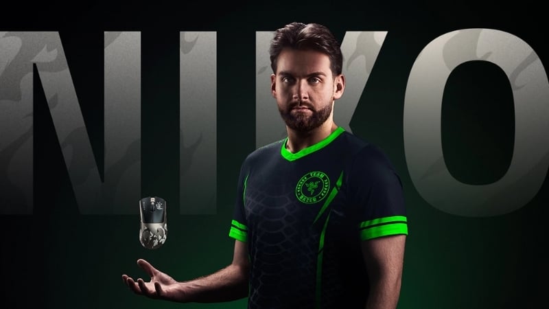 Chuột Razer DeathAdder V4 Pro - NiKo Edition có thiết kế độc đáo