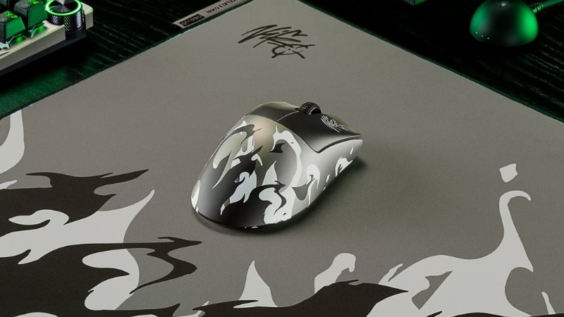 Chuột Razer DeathAdder V4 Pro - NiKo Edition có thời lượng pin lên đến 150 giờ