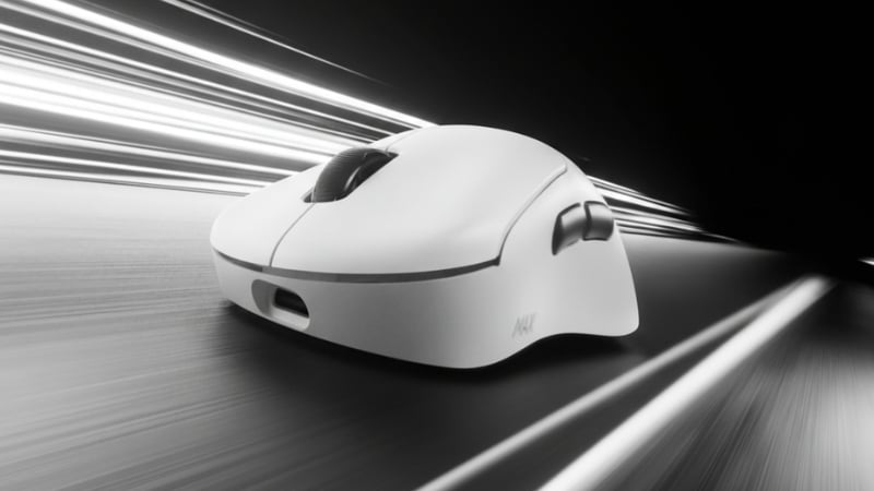 Chuột gaming Rapoo không dây VT3S MAX 8K White có polling rate không dây 8000Hz
